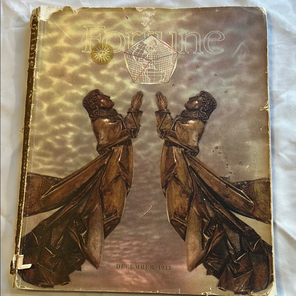 Featuring December 1943 Fortune Magazine in Overall Wonderful Condition 293 Page